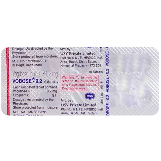 vobose m 0.2mg tablet 10's